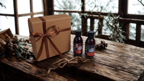 Mini zestaw box prezent dla mężczyzny kosmetyki