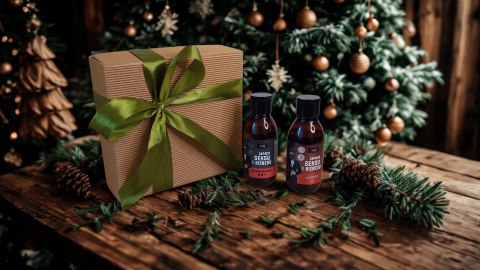 Mini zestaw box prezentowy dla mężczyzny kosmetyki żel szampon