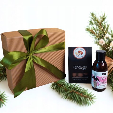 Mini zestaw box prezentowy dla niej kosmetyki orzechy