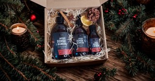 Świąteczny Zestaw box prezentowy dla mężczyzny kosmetyki żel szampon