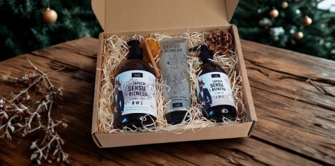 Świąteczny Zestaw box prezentowy dla niego kosmetyki wegańskie