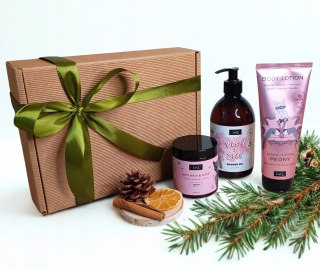 Świąteczny Zestaw box prezentowy dla niej kosmetyki wegańskie