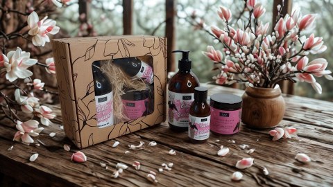 Zestaw box prezentowy dla kobiety kosmetyki wegańskie