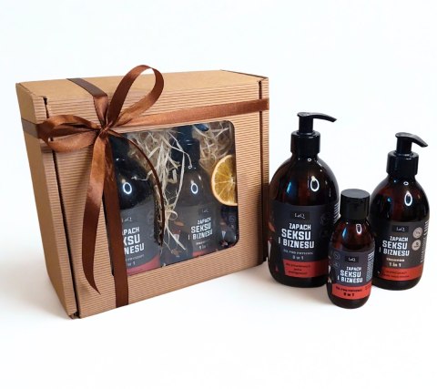 Zestaw box prezentowy dla mężczyzny kosmetyki naturalne