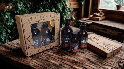 Zestaw box prezentowy dla mężczyzny kosmetyki żel szampon