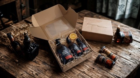 Zestaw box prezentowy dla mężczyzny kosmetyki żel szampon