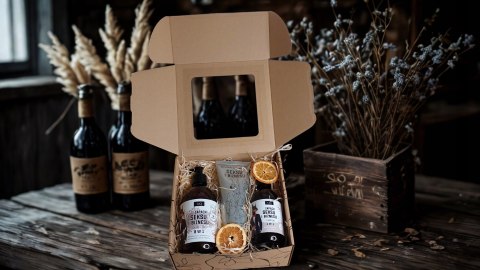 Zestaw box prezentowy dla mężczyzny kosmetyki żel szampon