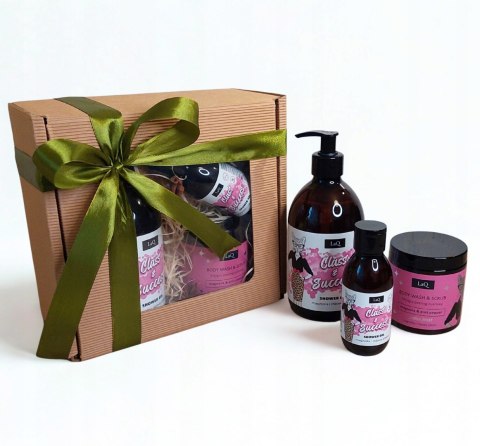 Zestaw box prezentowy dla niej kosmetyki żel peeling naturalne