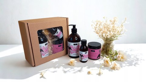 Zestaw box prezentowy dla niej kosmetyki żel peeling naturalne