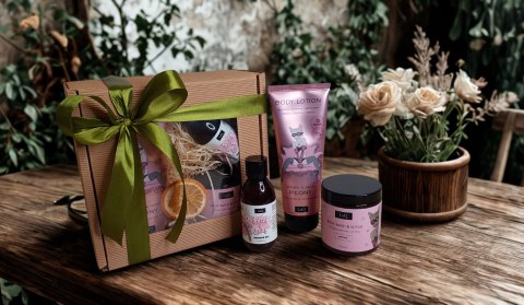 Zestaw prezentowy dla kobiety kosmetyki naturalne
