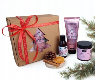 Zestaw świąteczny box prezentowy dla kobiety kosmetyki naturalne
