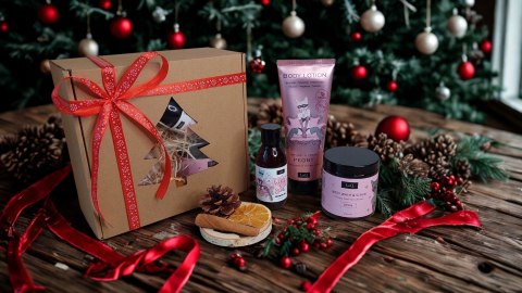 Zestaw świąteczny box prezentowy dla kobiety kosmetyki naturalne
