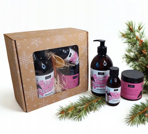 Zestaw świąteczny box prezentowy dla kobiety kosmetyki wegańskie