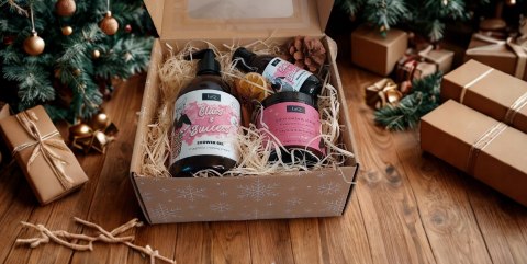 Zestaw świąteczny box prezentowy dla kobiety kosmetyki wegańskie
