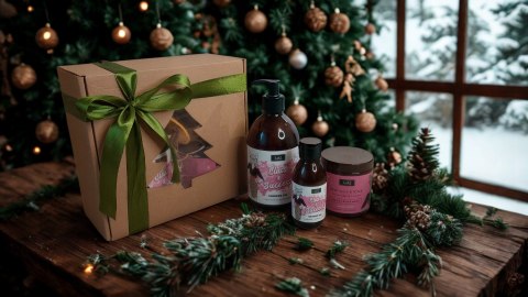 Zestaw świąteczny box prezentowy dla kobiety kosmetyki
