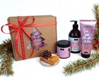 Zestaw świąteczny box prezentowy dla kobiety kosmetyki